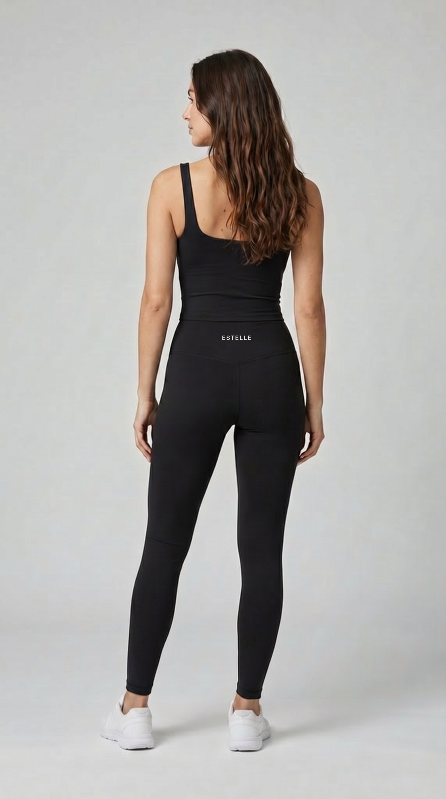 Sculpting Scoop Vest Tank - Black