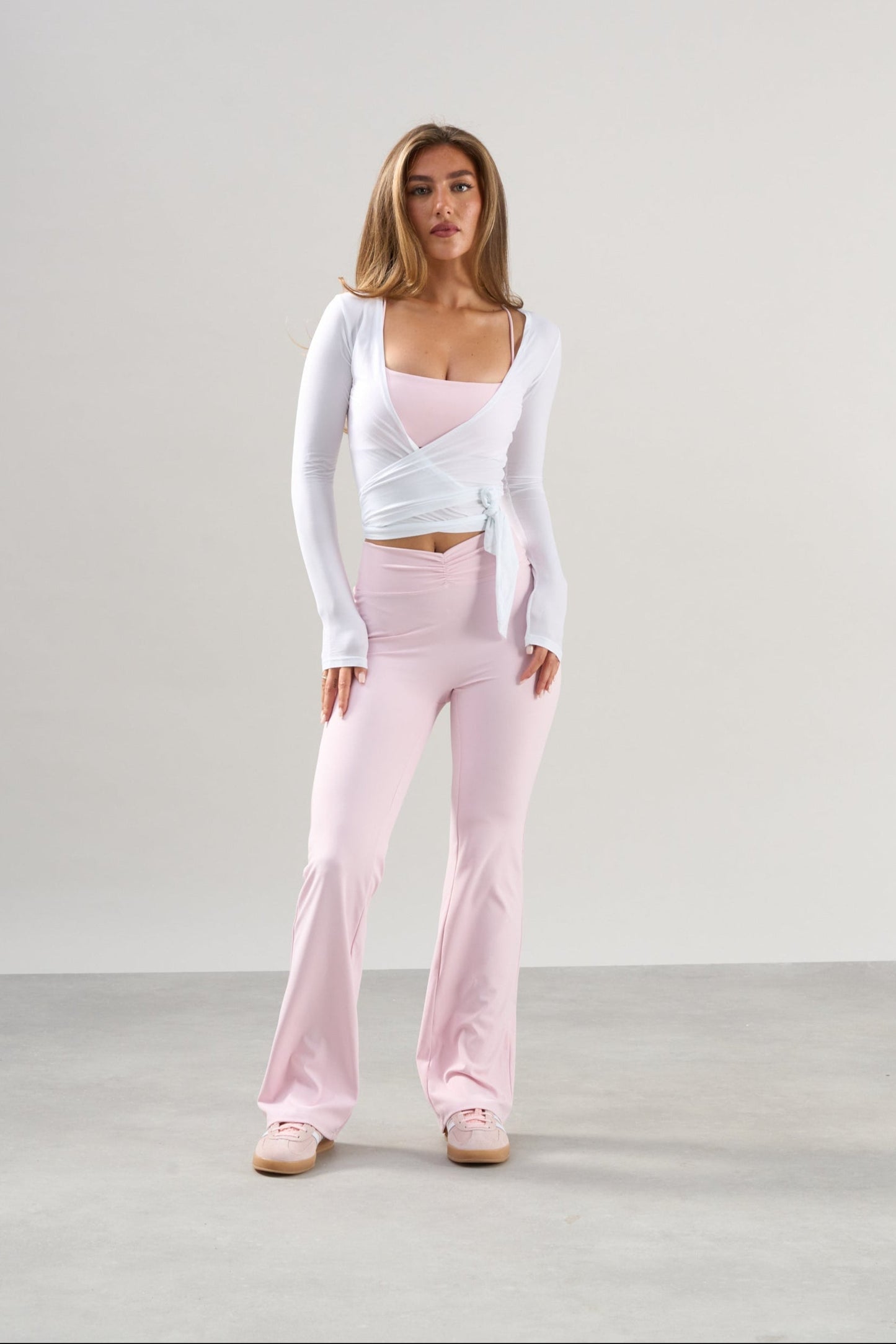 Ballet Wrap Blouse -Marshmallow White
