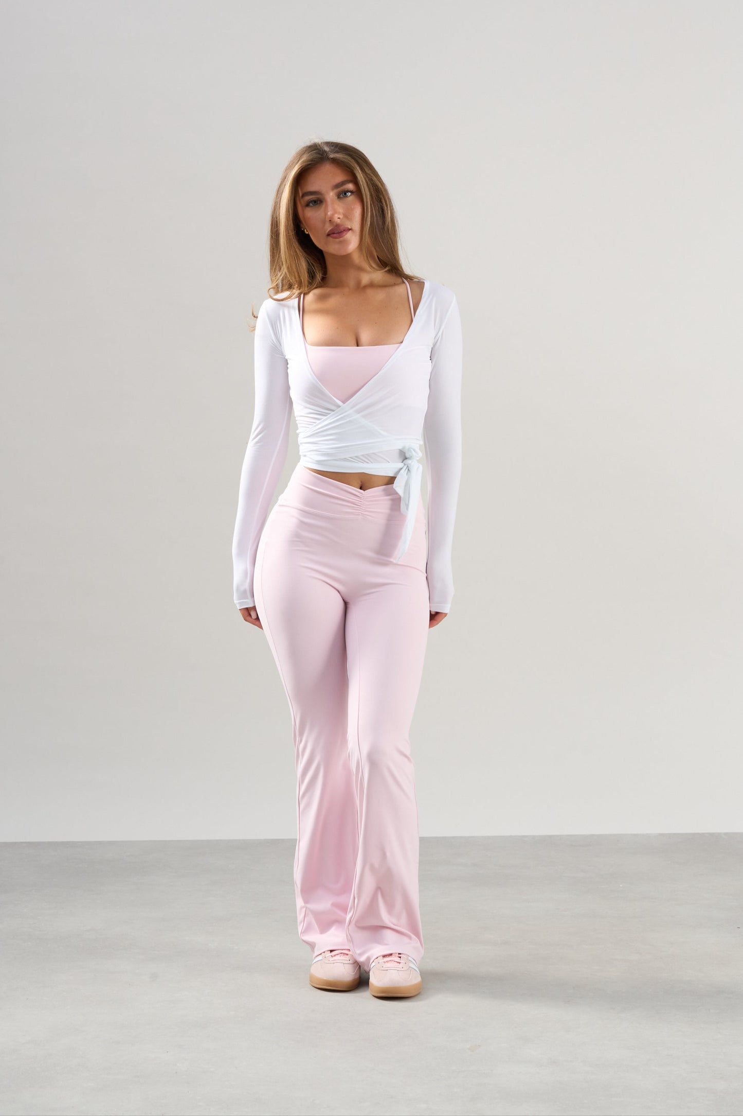 Ballet Wrap Blouse -Marshmallow White