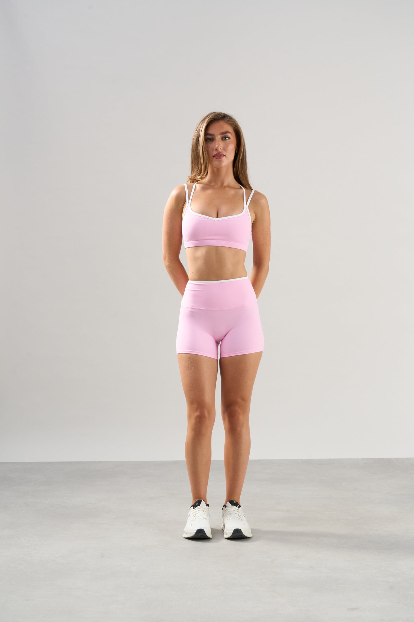 Contrast Seamless Shorts - Pink