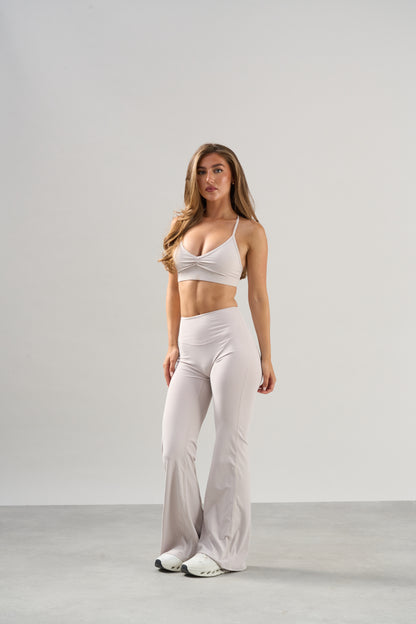Ultimate Buttersoft V Scrunch Front Sports Bra - Clay