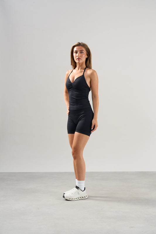 Sculpt Seamless Vest Tank -Black