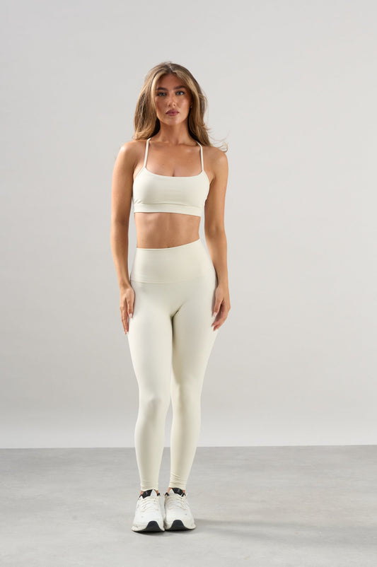 Ultimate Butter Soft Flex Cross Back Bra - Vanilla