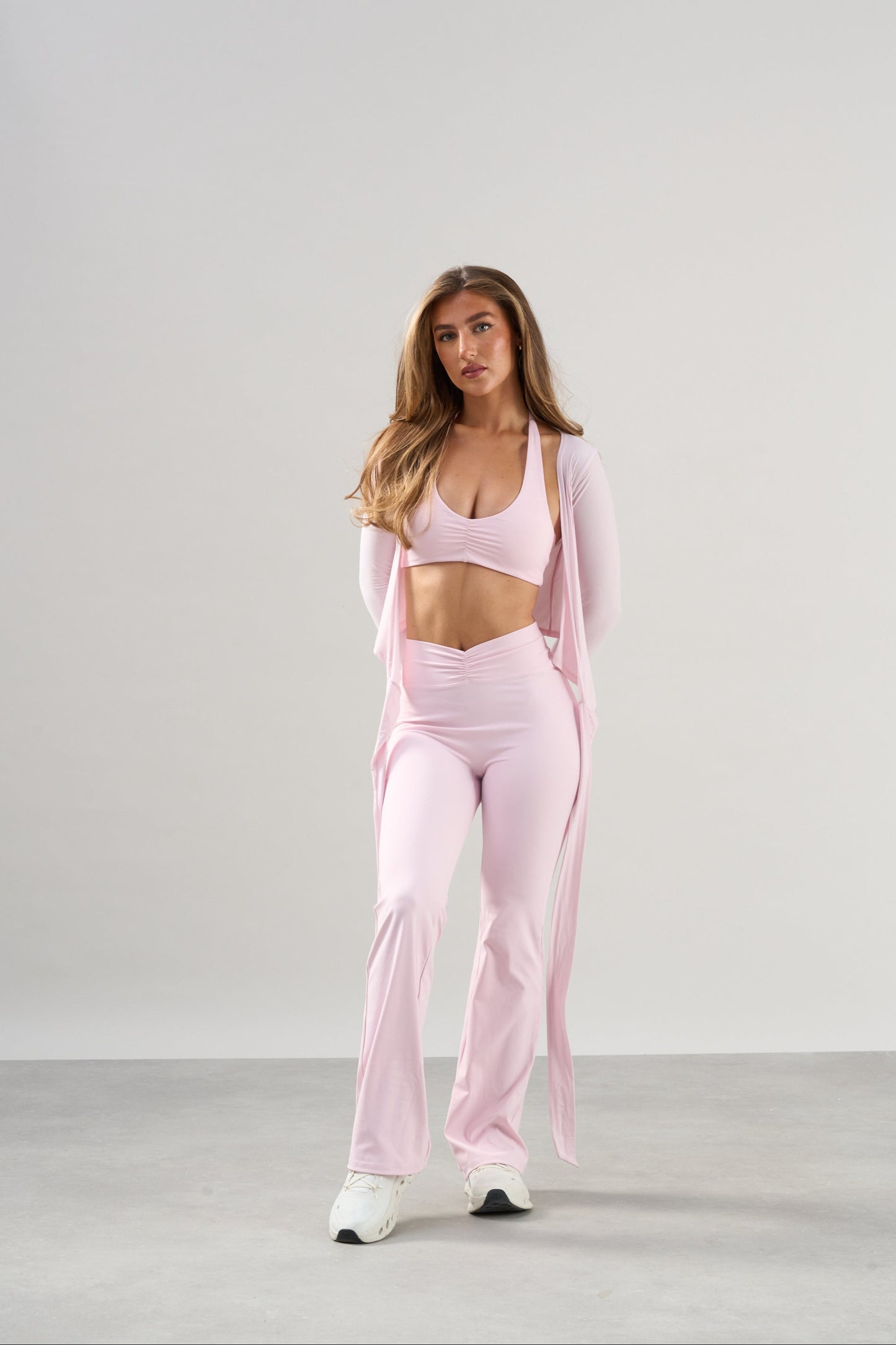 Ballet Wrap Blouse - Pink