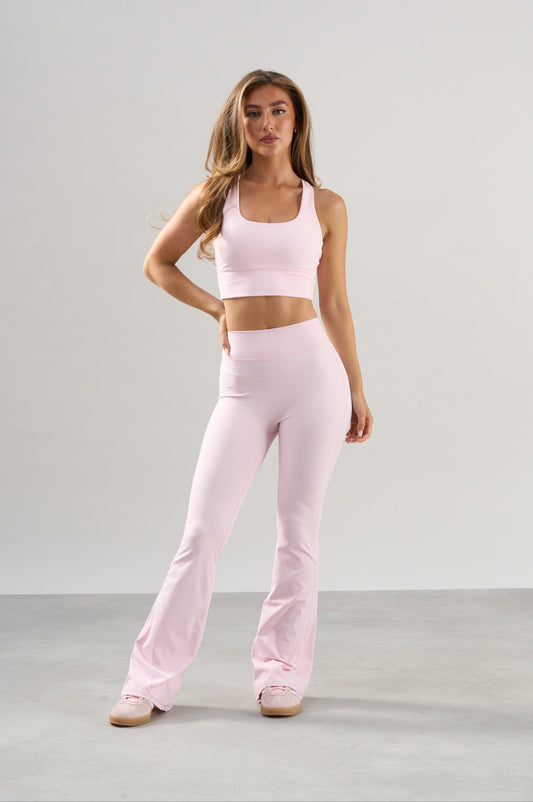 Utimate Flare Yoga Pants - Ice Pink