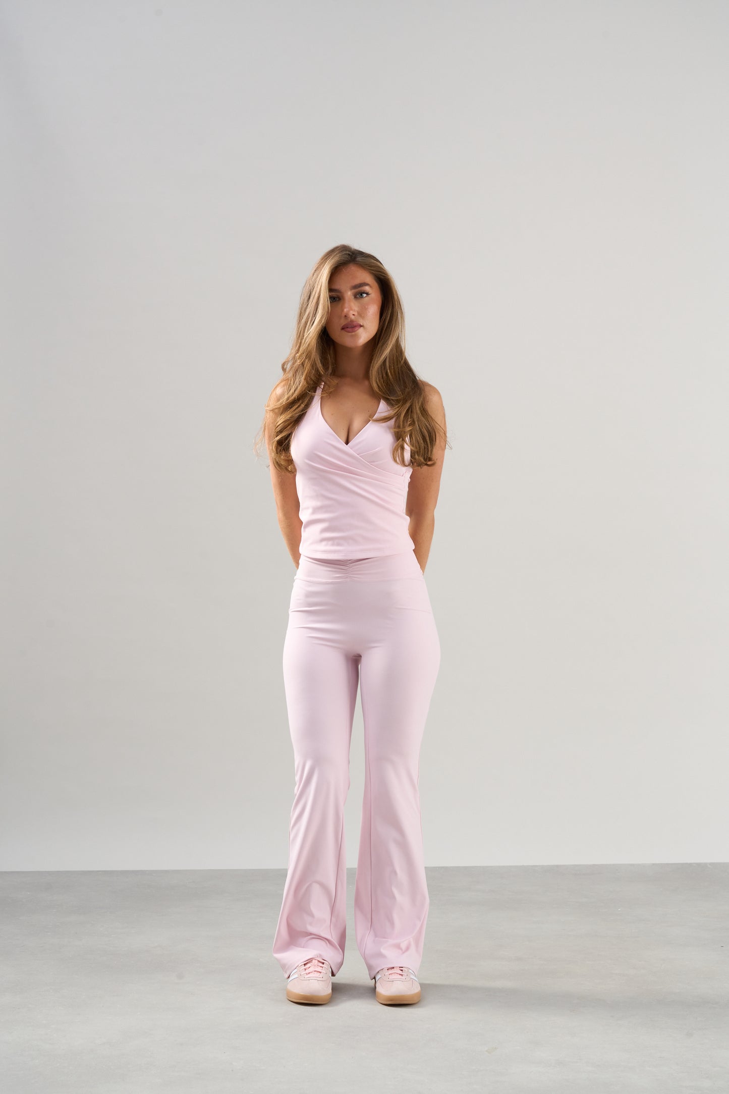 Ultimate Wrap Over Tank - Pink