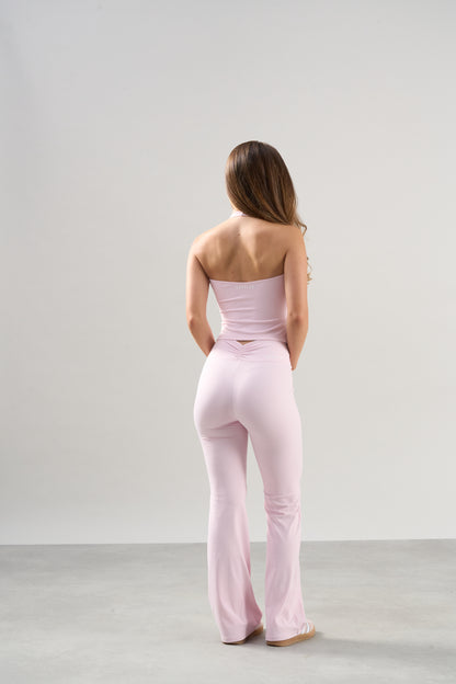 Ultimate Wrap Over Tank - Pink