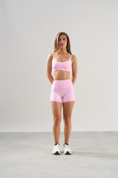 Contrast Seamless Shorts - Pink