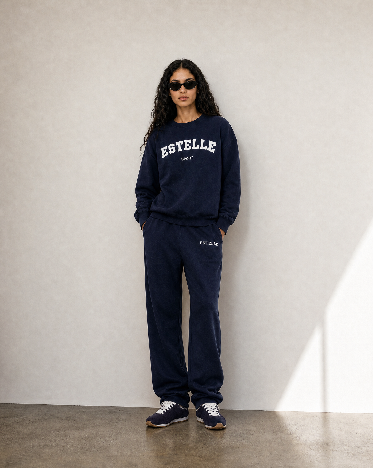 Straight Leg Joggers Navy