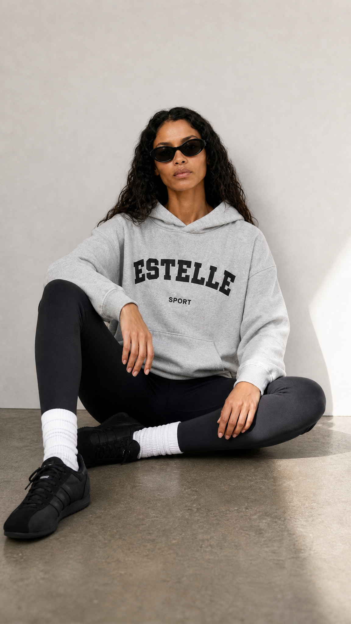 Oversized Hoodie Oat Grey Marl