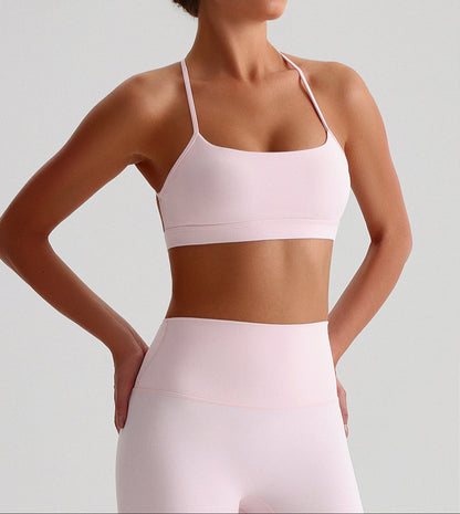 Ultimate Flex Cross Back Bra - Pink